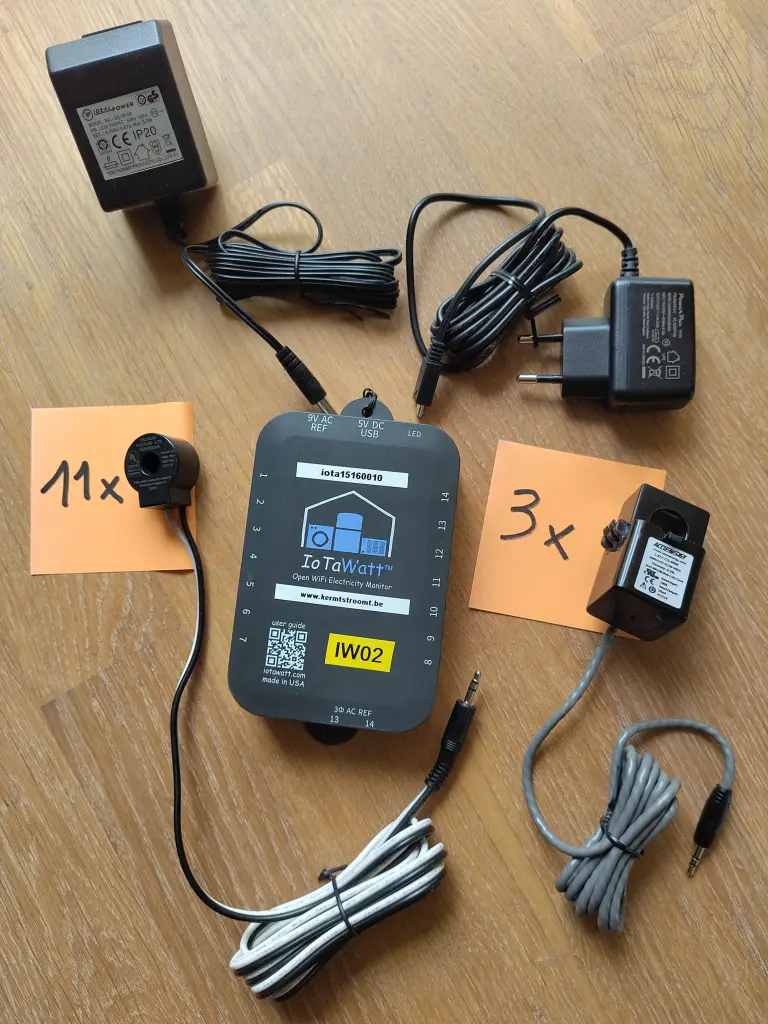 Iotawatt Energy Monitor 3F solid-core (3x100A, 11x50A)